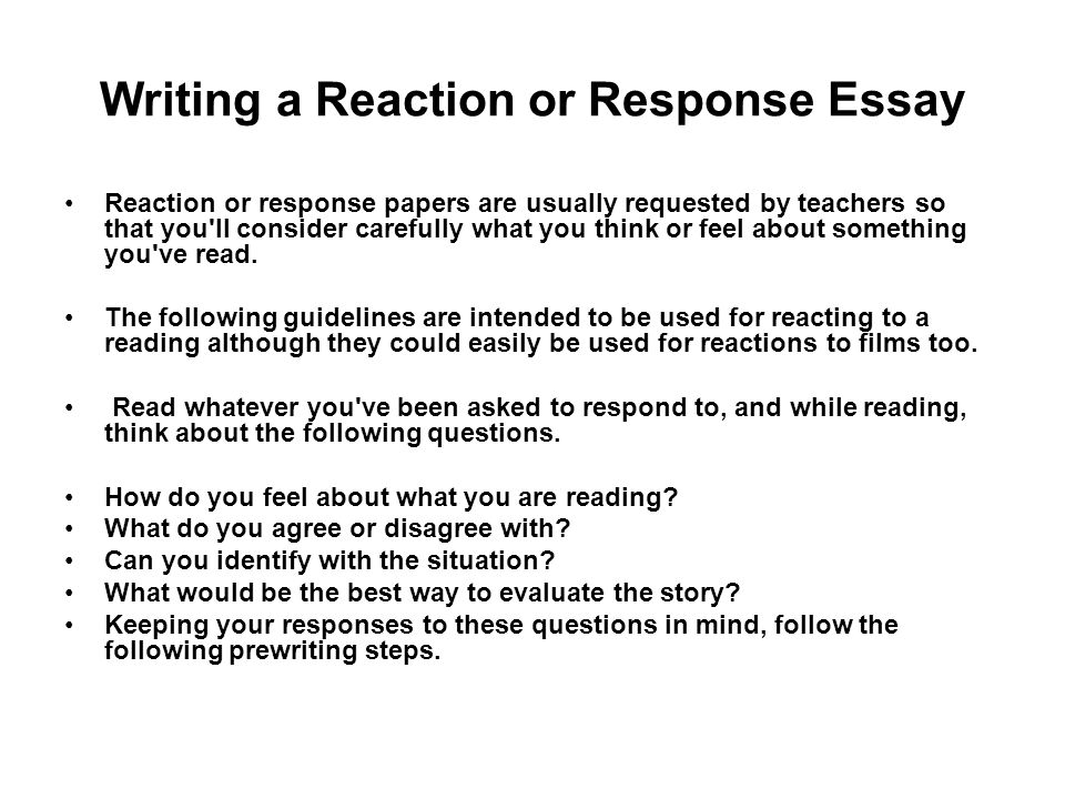 Which of the following describes a response-to-literature essay